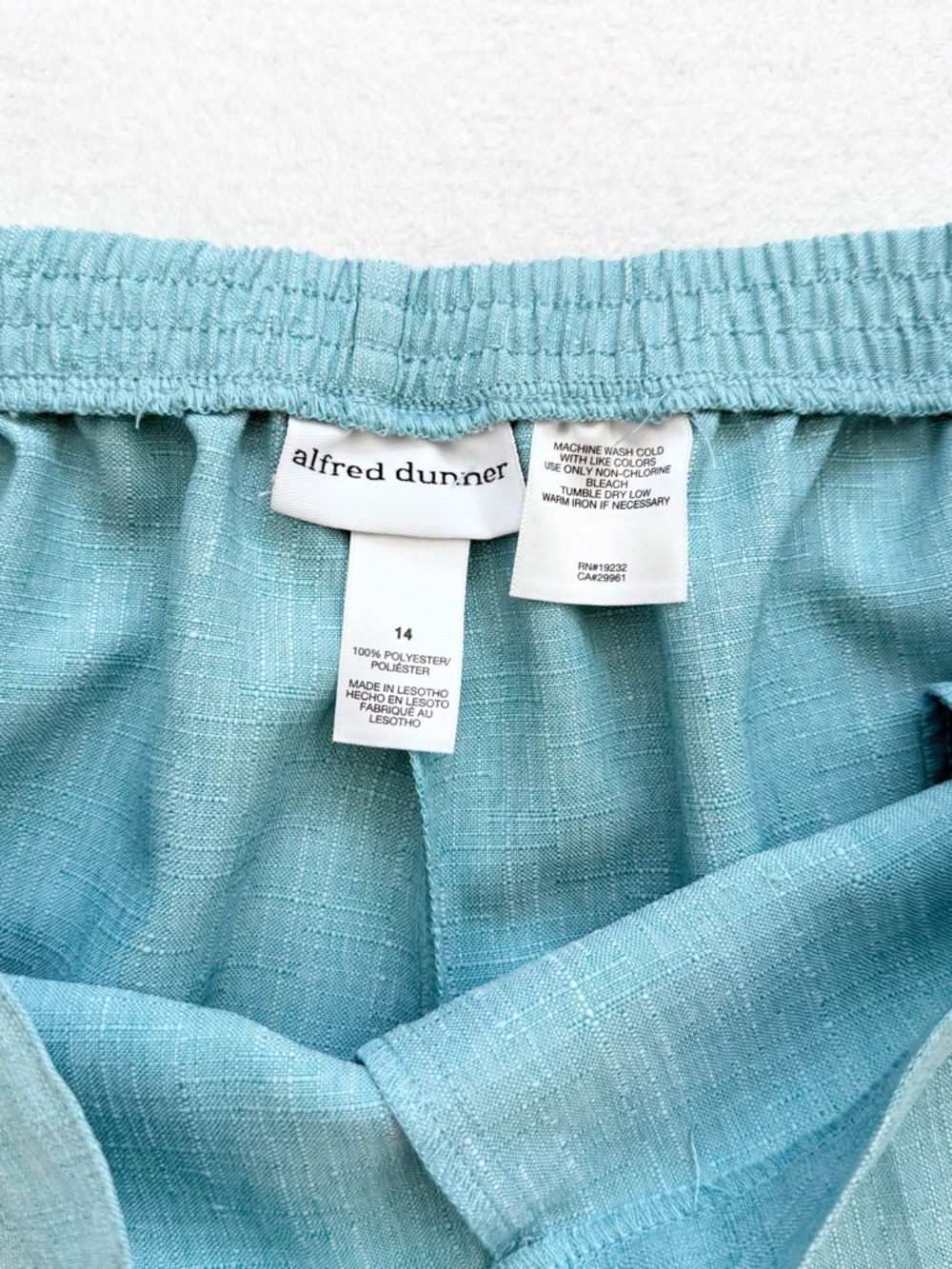 Alfred Dunner Pull On Ankle Pants Size 14 - Picture 6 of 6